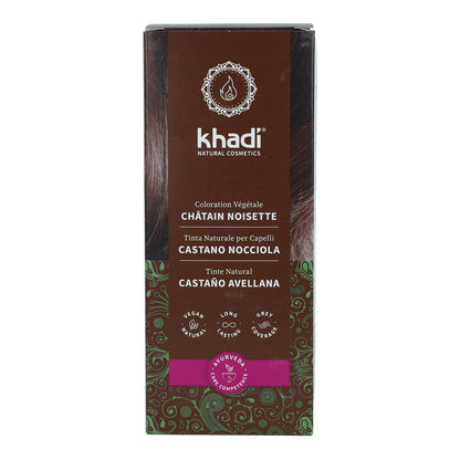 Corante natural castanho avelã Khadi 100 g