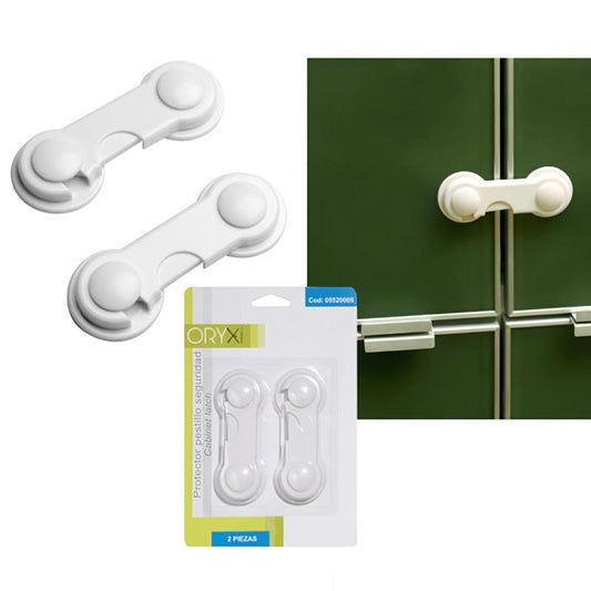 Protector Oryx Pestillo Seguridad. (blister 2 Piezas)_0