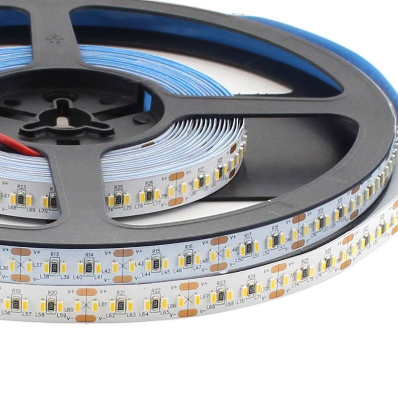 Tira Led Epistar Monocolor Smd3014, Dc24v, 5m (240 Led/m),120w, Ip20, Blanco Cálido_1