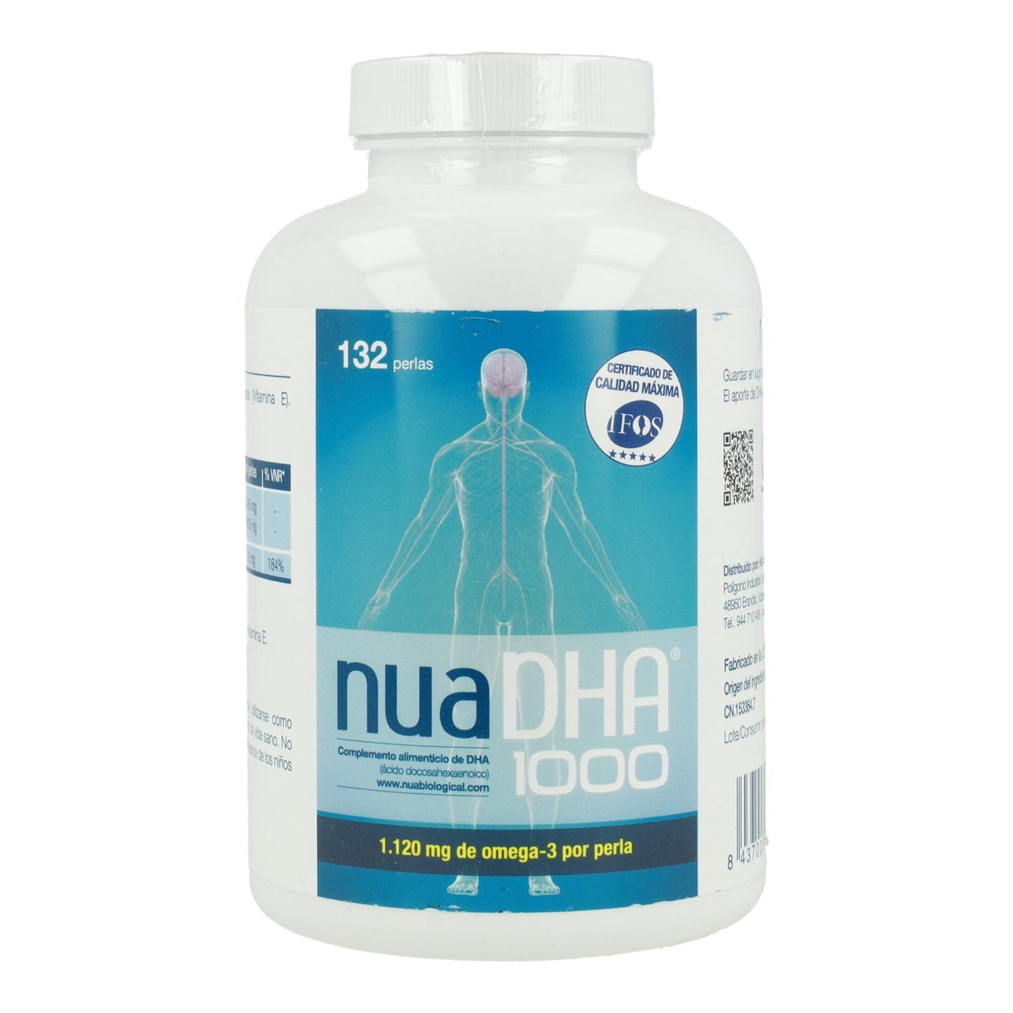 Pack 2x NuaDHA 1000 Nua Laboratories 132 pérolas