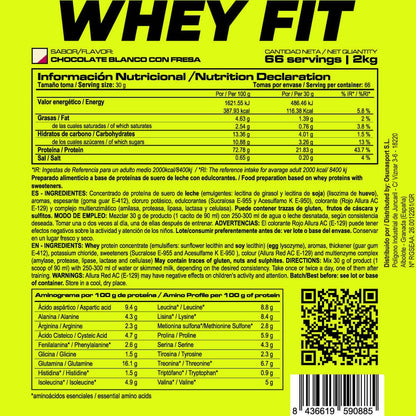 Whey Fit - 2kg - Chocolate Blanco Con Fresa - Aumenta La Masa Muscular - Masmusculo_5