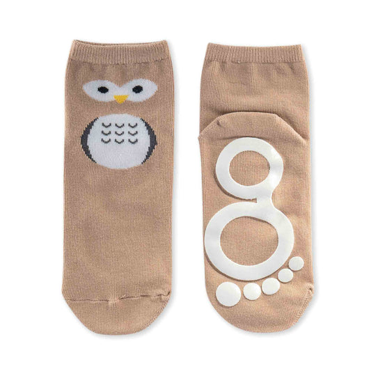 Calcetines Antideslizantes Para Bebés, Niños Y Adultos Owl Navy Bigtoes Socks Adultos Grande_0