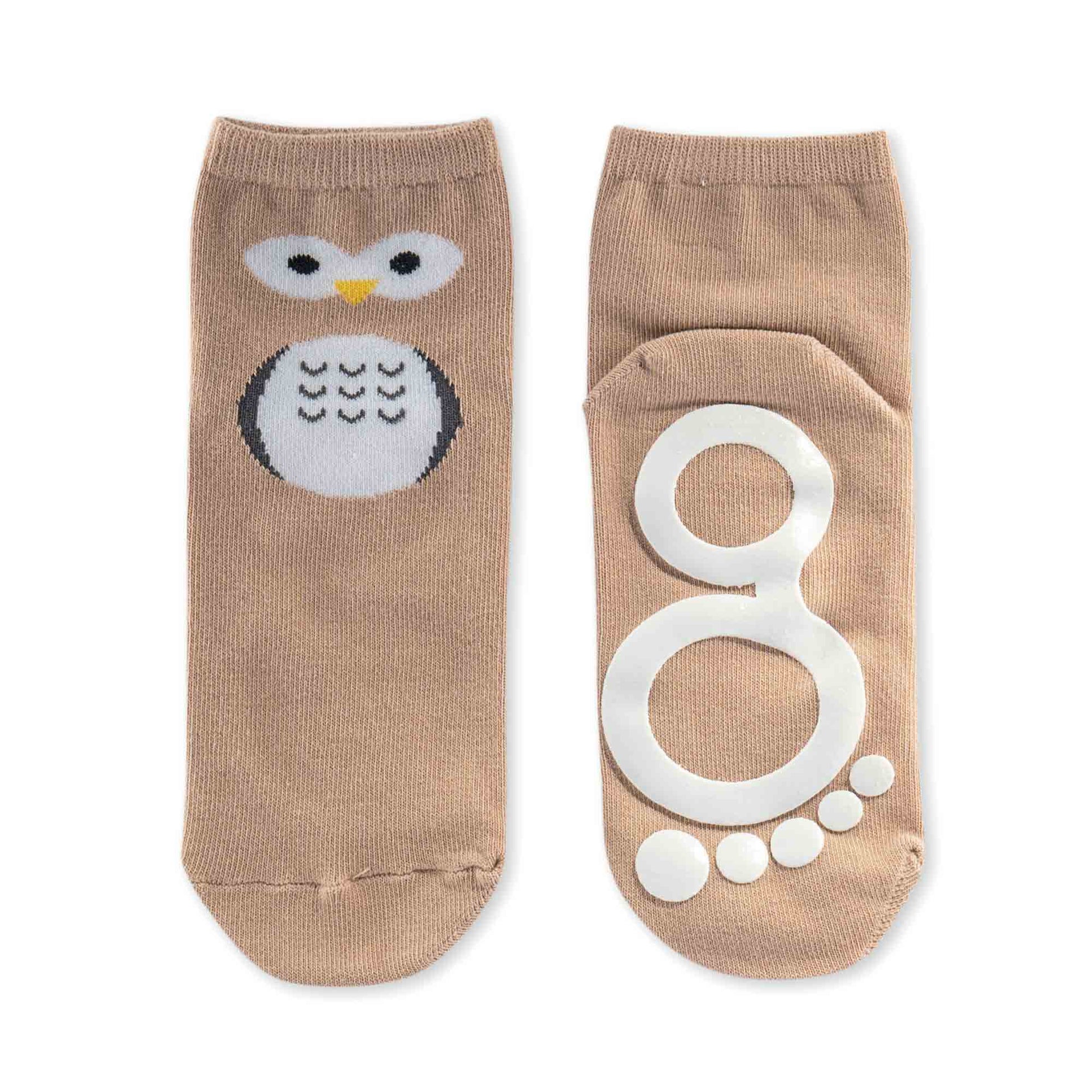 Calcetines Antideslizantes Para Bebés, Niños Y Adultos Owl Navy Bigtoes Socks 18 Meses_0