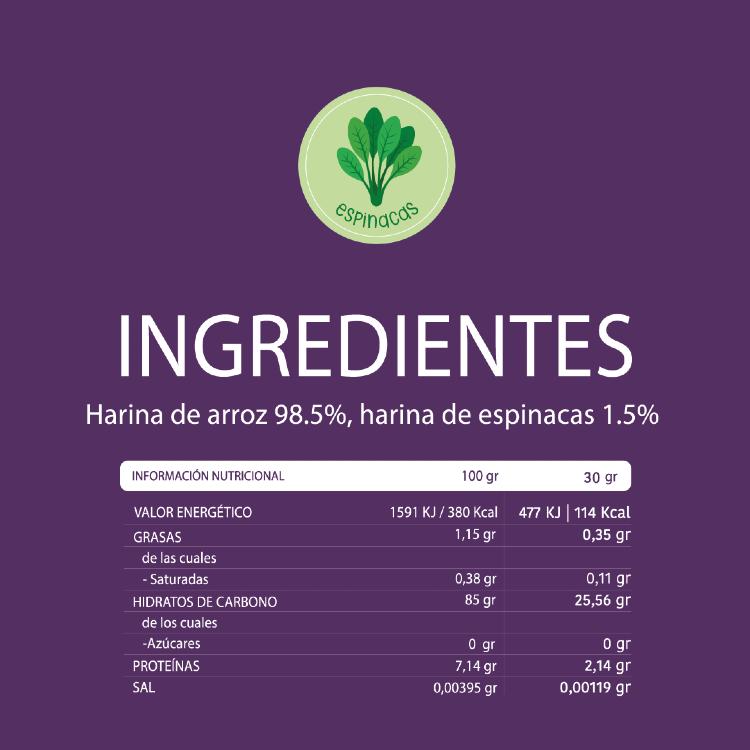 Lanche biológico para bebé +6 meses: Bolachas de arroz e espinafres