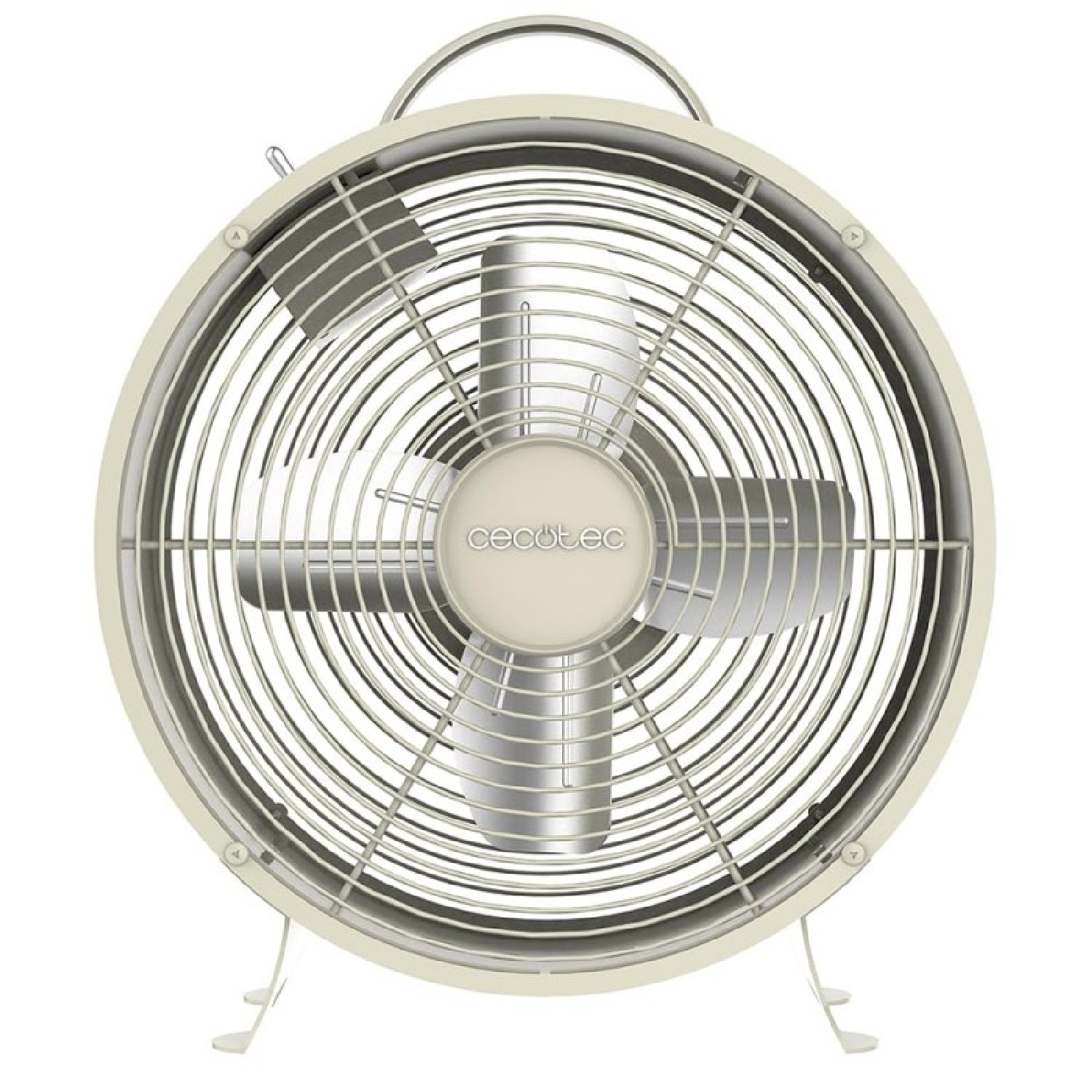 Cecotec Ventilador De Sobremesa Energysilence 400 Retrodesk Beige Cecotec_0