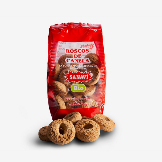 Rolinhos de Canela Biológicos Sanavi 400g