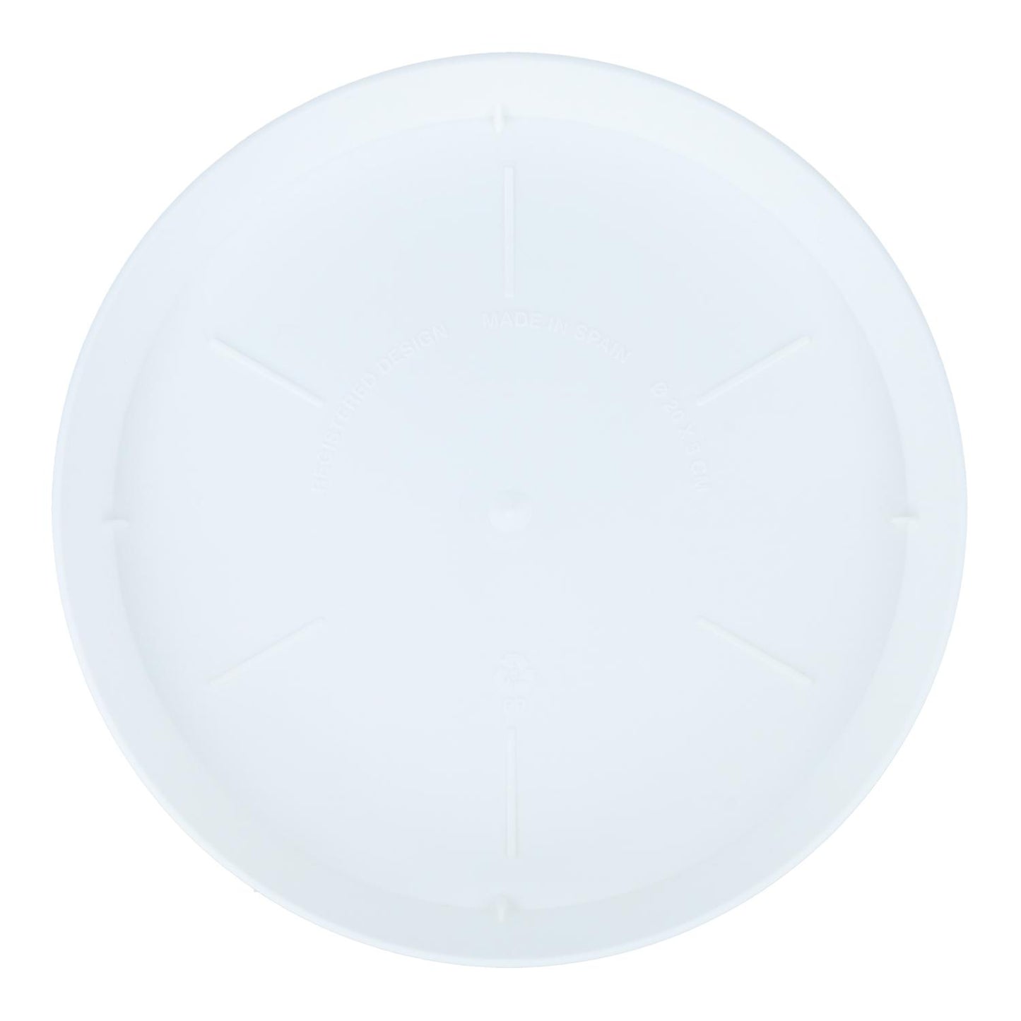 Pires para vaso de flores branco Tes D 20x3cm