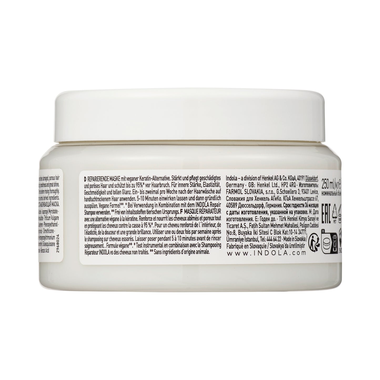 Indola Tratamiento Reparador Profesional Para Cabello Dañado 200ml – Reduce La Rotura Hasta Un 95%_2