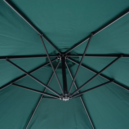 Outsunny Parasol De Jardín Grande Sombrilla Para Exterior Φ300x250cm Verde_4
