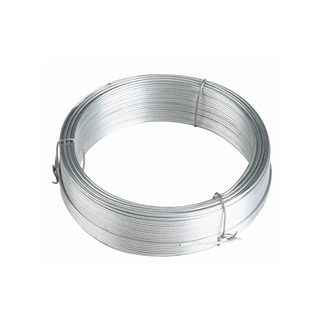 Rollo De Alambre Metálico Galvanizado - Resistencia Y Durabilidad 0,38 M / Multicolor_0