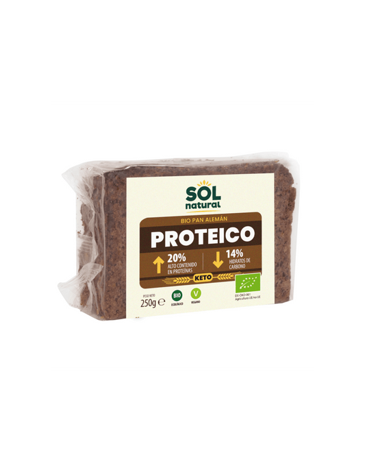 Pan Alemán Proteico Keto Bio - Sol Natural_0