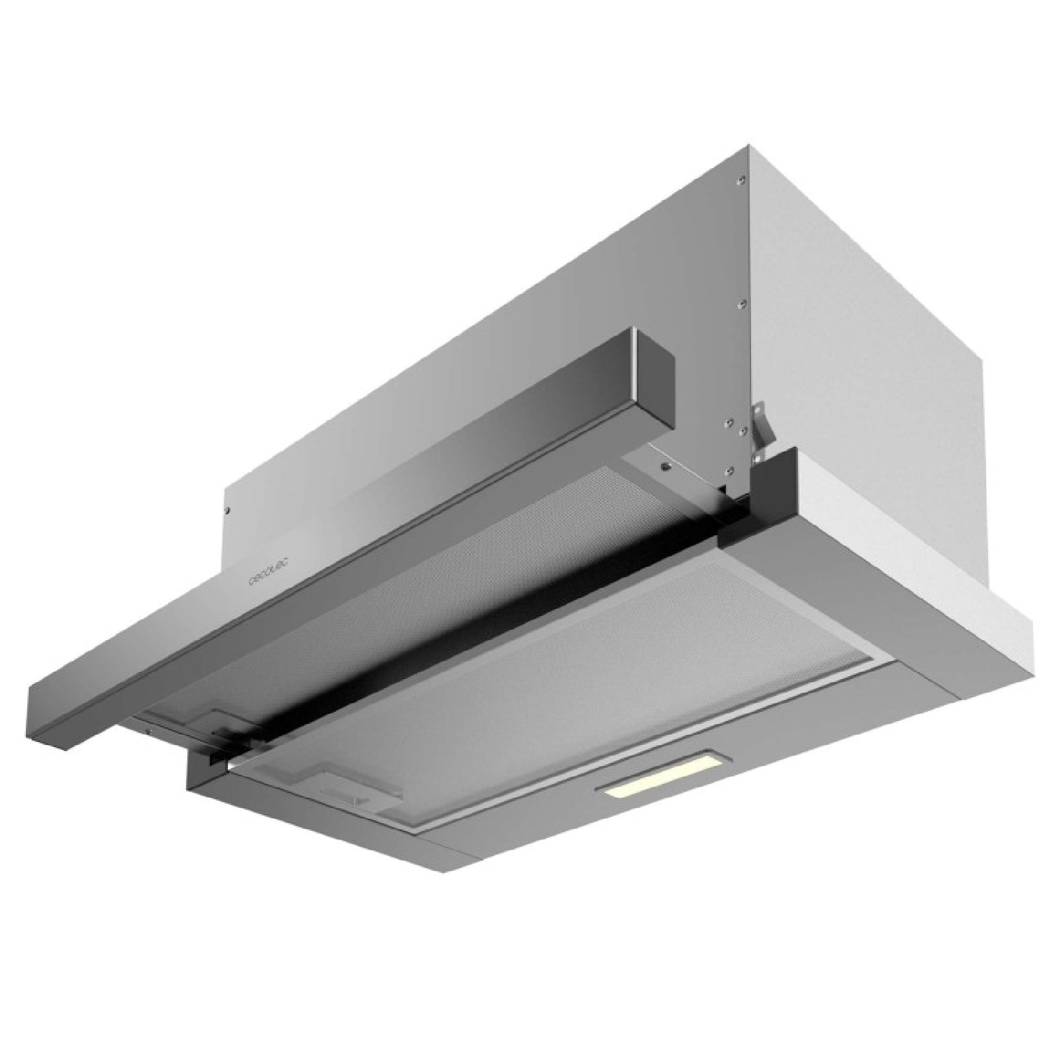 Campana Extractora Telescópica De 60cm Bolero Flux Tlm 603500 White A. Motor 70w, Potencia Succión 350m3/h, Control Mecánico, 2 Niveles De Potencia,_0