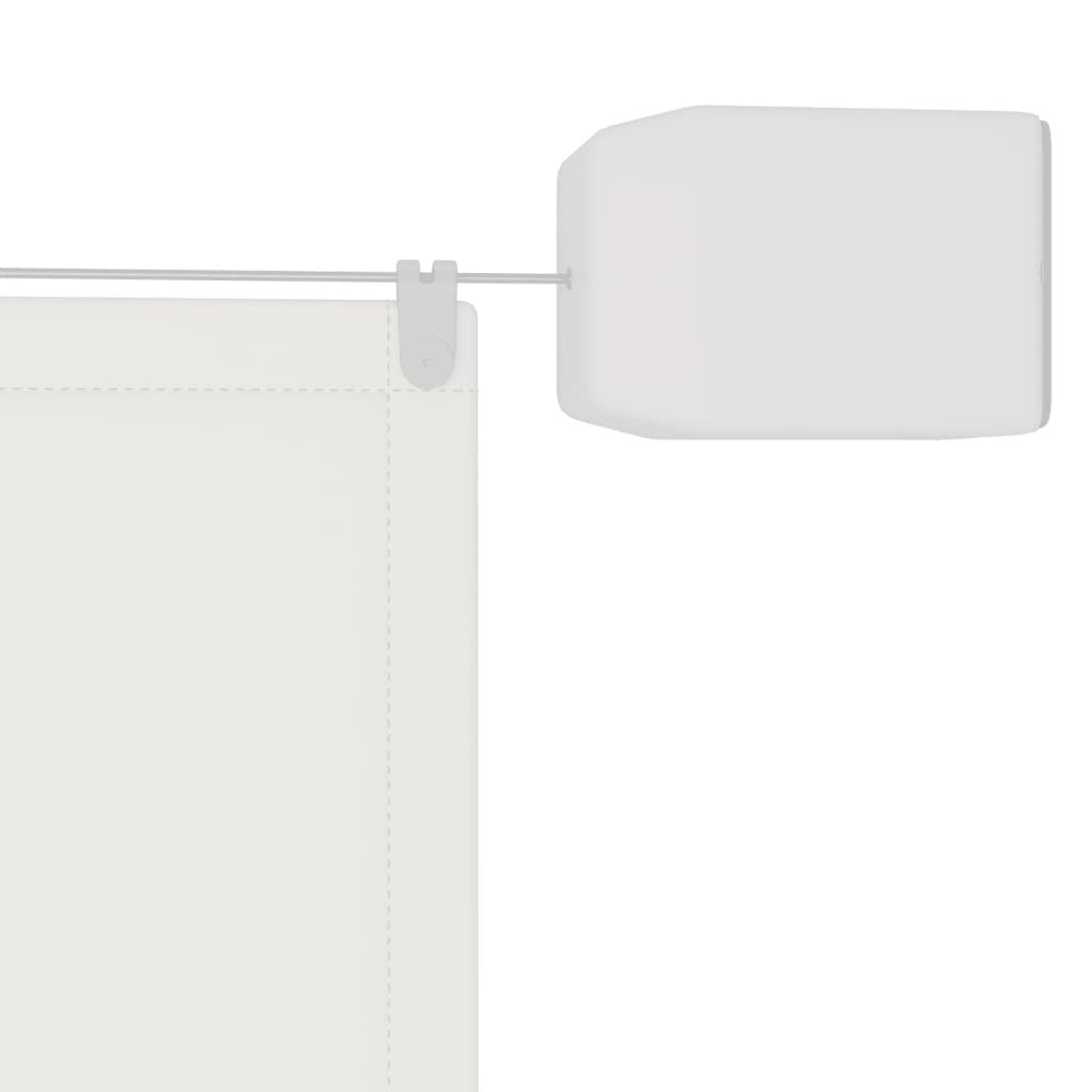 Vidaxl Toldo Vertical Blanco 100x420 Cm Tela Oxford_3
