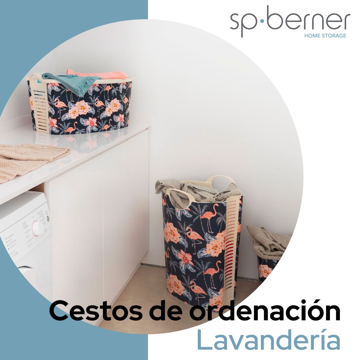 Life Story Cesto De Colada Hamper 58l New Flamingo_1