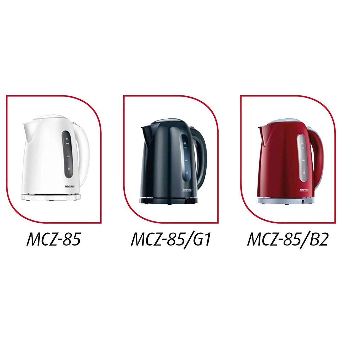Hervidor Agua Eléctrico, 1,7l, Sin Bpa, Resistencia Oculta, Inalámbrico, Apagado Automático Mpm Mcz-85/b2, 2200w_0