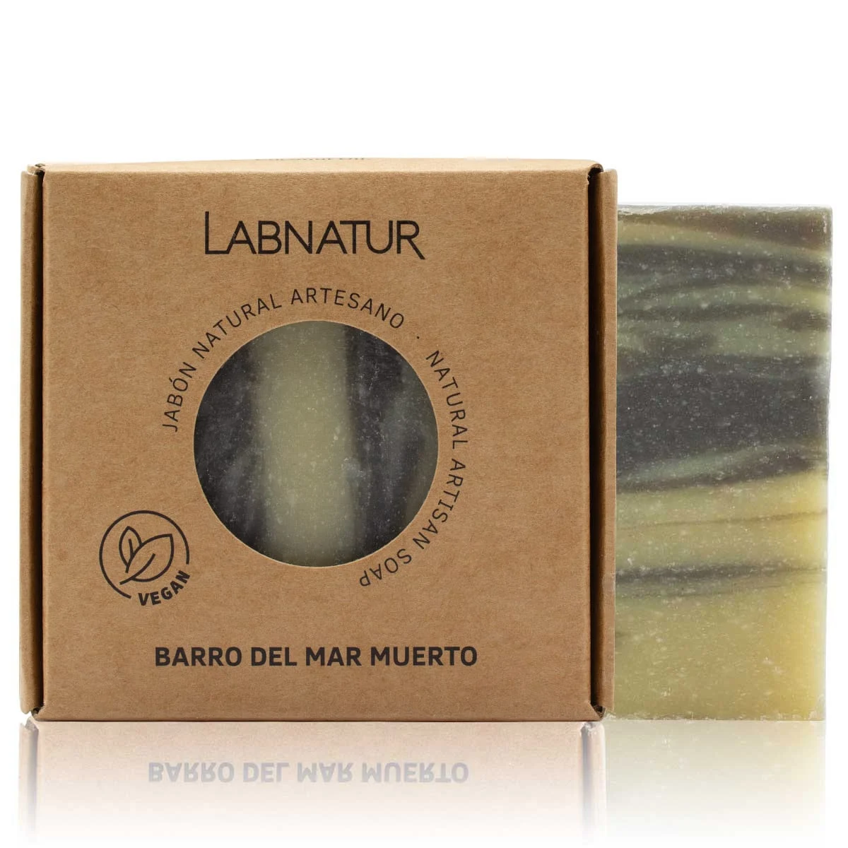 Jabón Natural Artesano de Barro del Mar Muerto Labnatur 100 g | Purifica y Suaviza | Piel Mixta o Grasa | Vegano_0