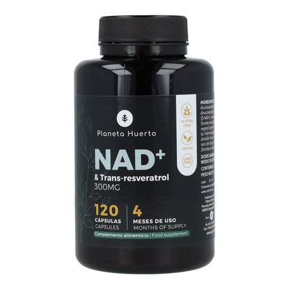 NAD+ Trans-resveratrol Planeta Huerto 120 cápsulas