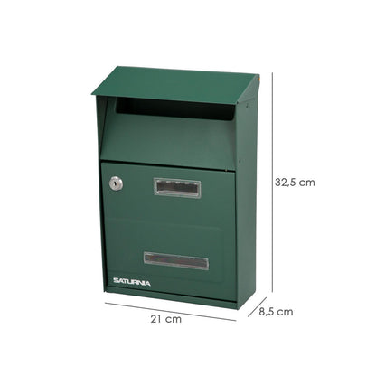 Buzon Exterior Country Verde 215 X 320 X 105 Mm.