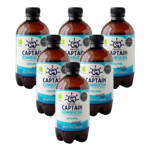 Pack de 6x Kombucha Original BIO, Captain Kombucha 6L