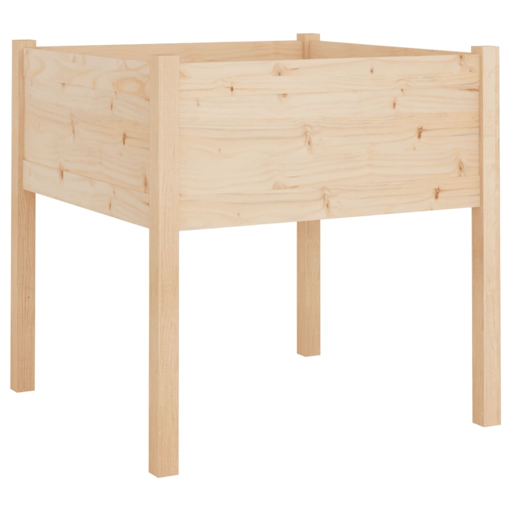 Jardineras 2 Uds Madera Maciza De Pino 70x70x70 Cm_3
