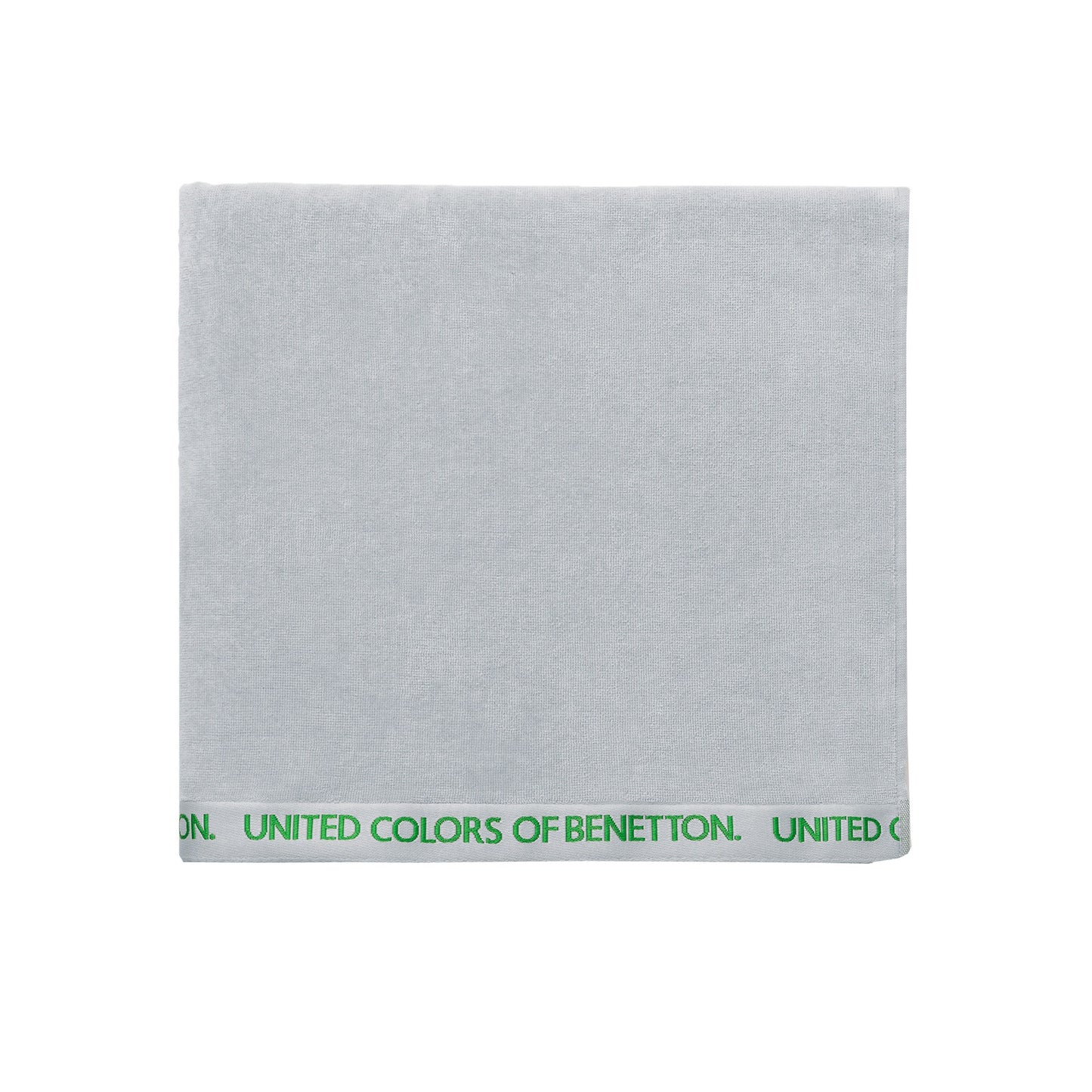 Toalla De Playa 90x160cm 380gsm 100% Algodón Velour Gris Con Logo Neutral Be_0