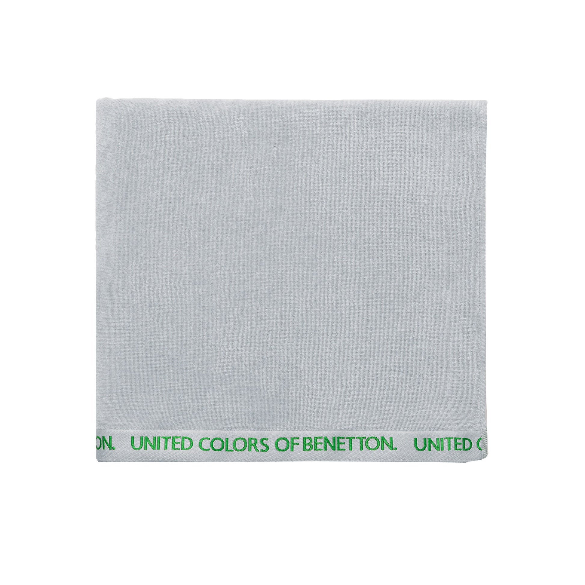 Toalla De Playa 90x160cm 380gsm 100% Algodón Velour Gris Con Logo Neutral Be