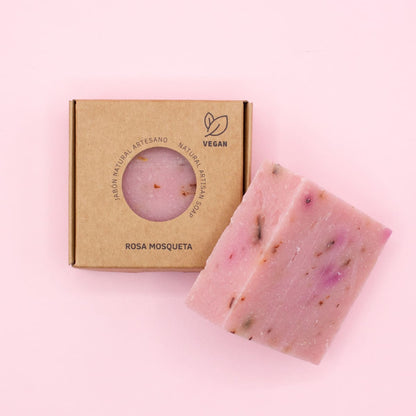 Jabón Natural Rosa Mosqueta Premium Labnatur 100 g | Regenerador | Antiedad | Piel Nutritiva_2
