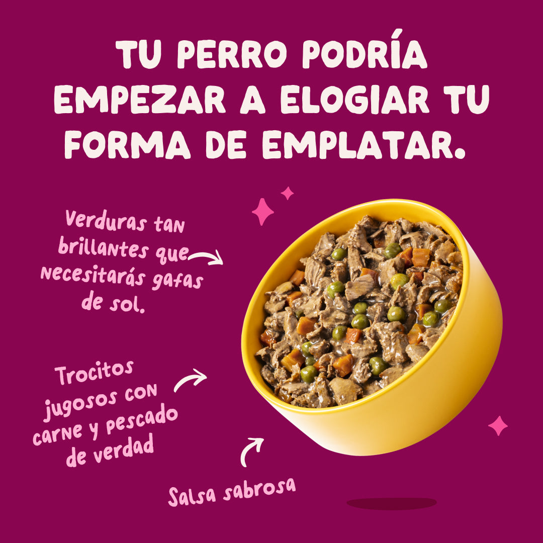 Multipack Guiso para perro Edgard & Cooper 8x150 g