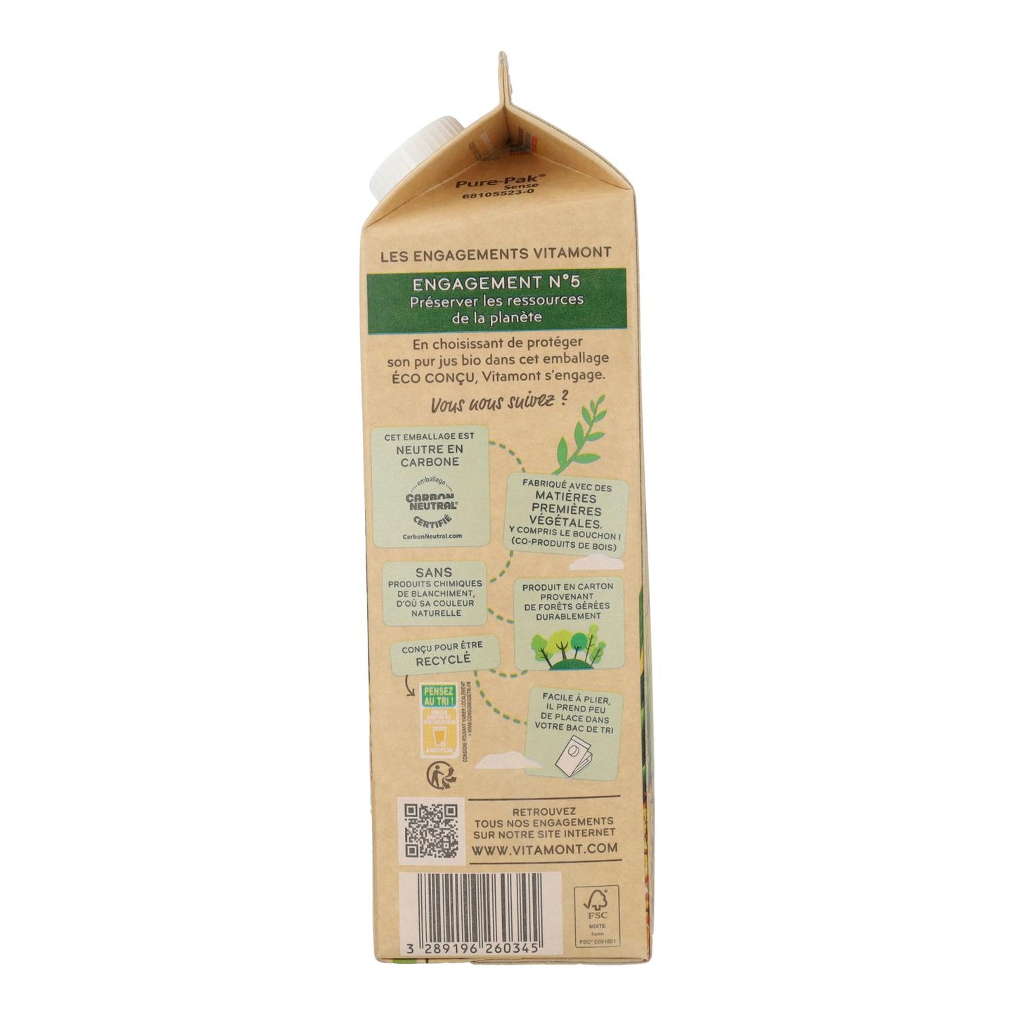 Sumo de Ananás Vitamont 1L