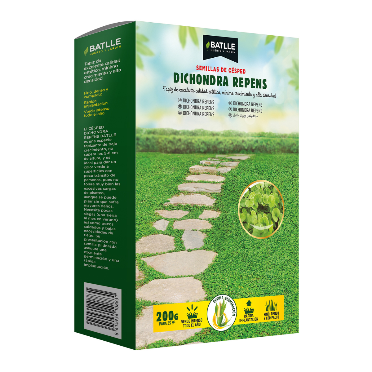 Sementes de erva-batlle Dichondra repens 200 g