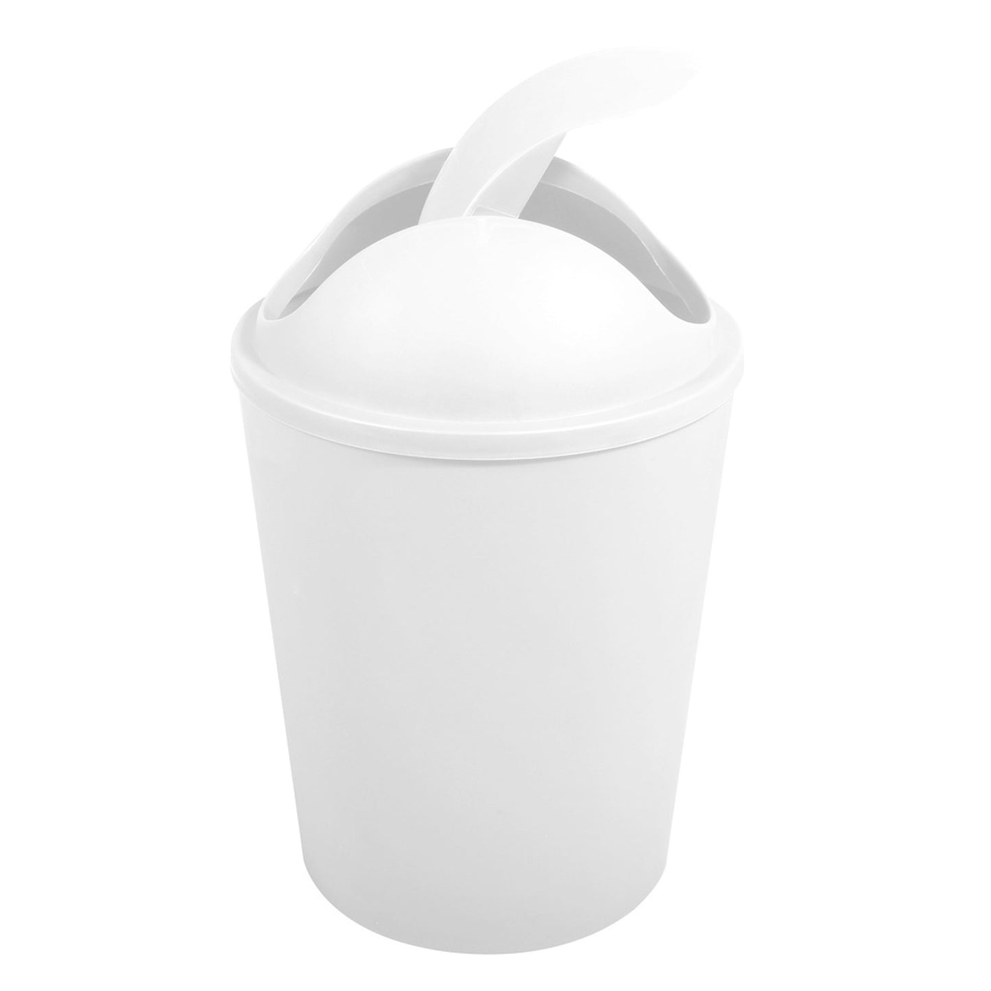 Cubo De Basura ako 5,5l Con Tapa Abatible Blanca_3