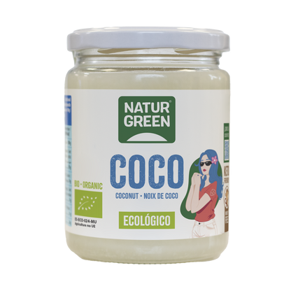 Óleo de coco biológico, NaturGreen 400 g