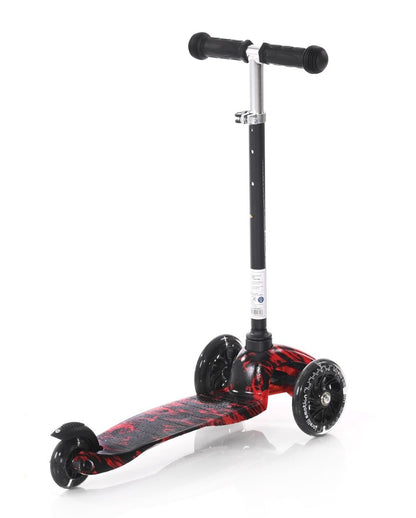Patinete Infantil Con Luces En Las Ruedas Mini Red Fire_1