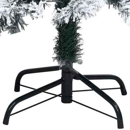 Vidaxl Árbol De Navidad Artificial Con Nieve Pvc Verde 300 Cm_4