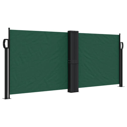 Vidaxl Toldo Lateral Retráctil Verde Oscuro 100x1000 Cm_0