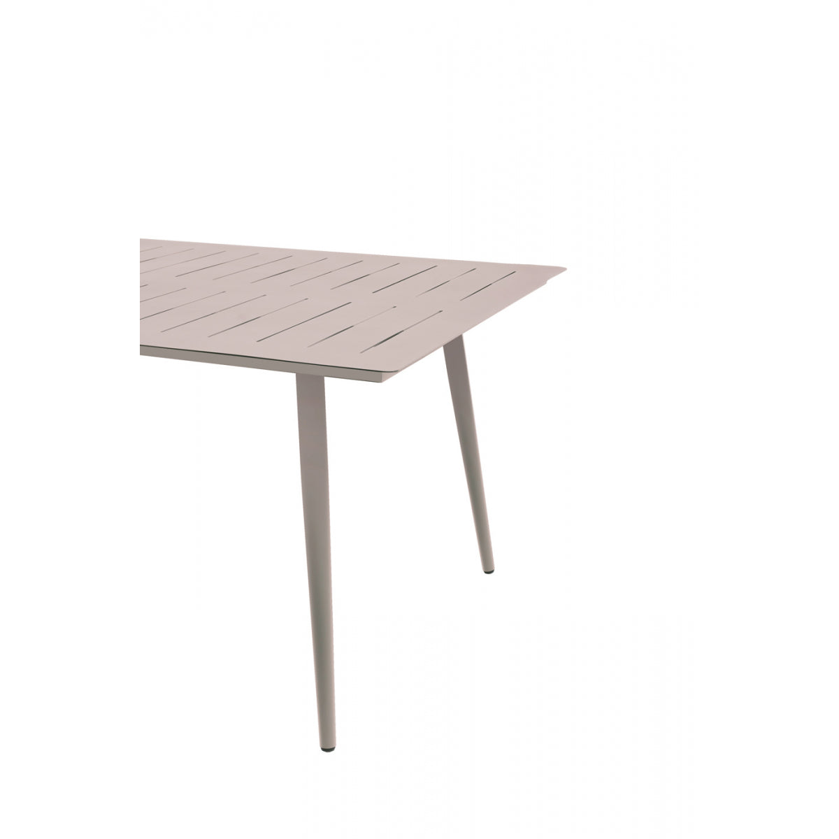 Mesa De Jardín Rectangular 8 Personas Inari Taupe Aluminio 200x100cm - Muebles De Jardín_1