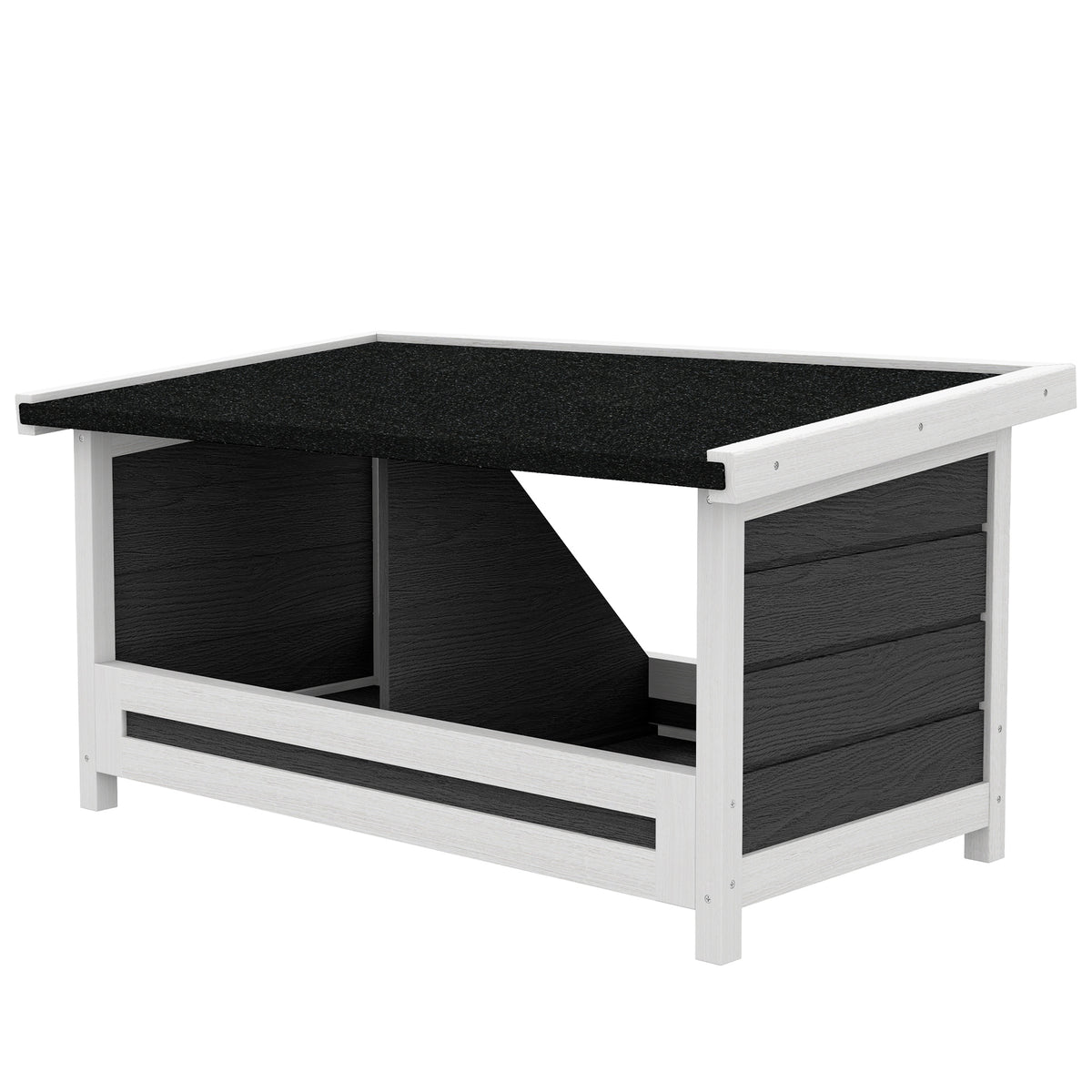 Ponederos Para Gallinas Pawhut Madera De Abeto Gris 66x37x34 Cm_4