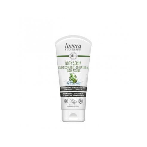 Esfoliante Corporal Biológico de Café Verde e Alecrim, Lavera 200 ml