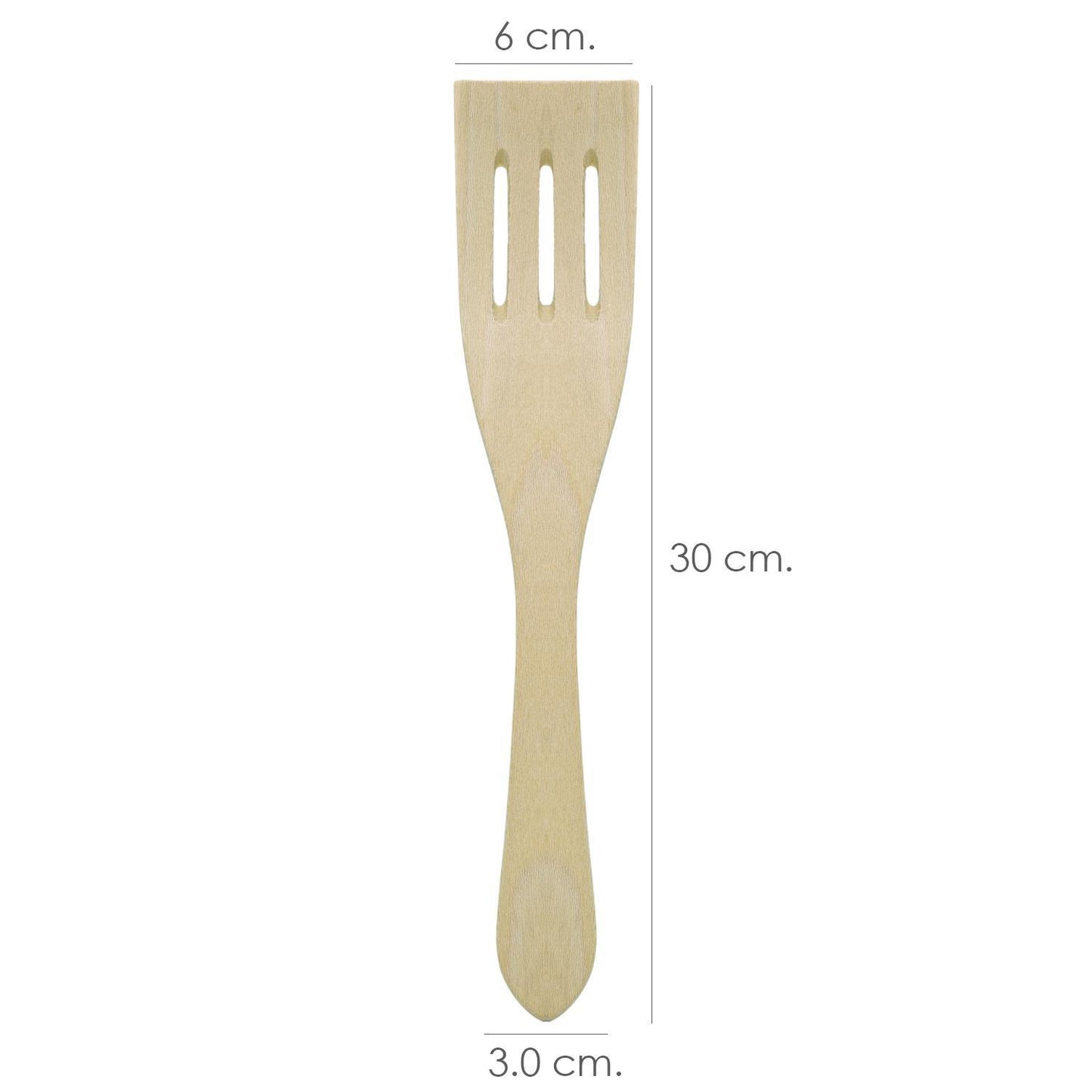 Pala Cocina Madera Con Ranuras Oryx 30 Cm._1