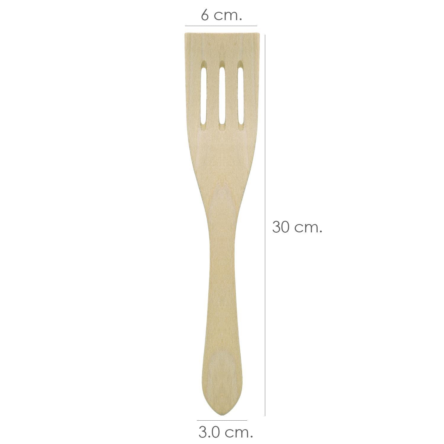 Pala Cocina Madera Con Ranuras Oryx 30 Cm._1