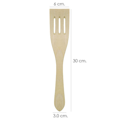 Pala Cocina Madera Con Ranuras Oryx 30 Cm.