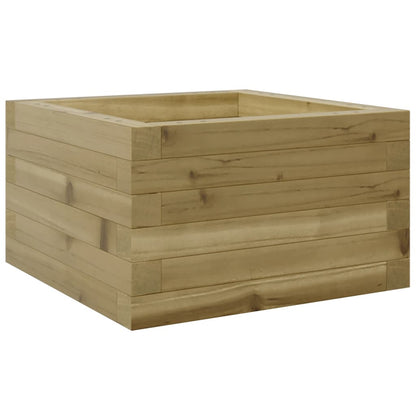 Jardinera De Madera De Pino Impregnada 40x40x23 Cm_0