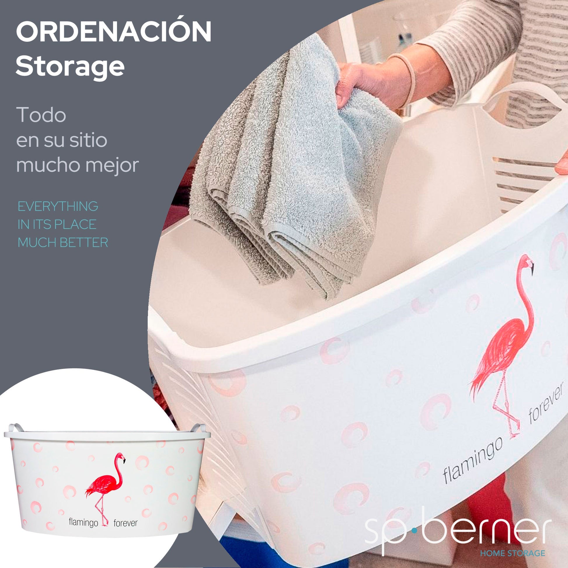 Life Story Cesto De Colada 42l Flamingo Forever_1