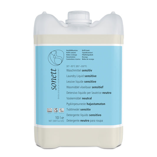 Detergente líquido neutro para ropa Sonett 10 L