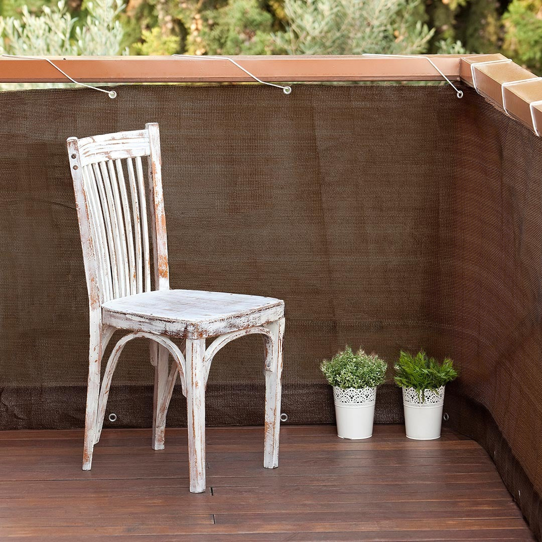 Tela de varanda Easy Brown 0,9x5 m Nortene