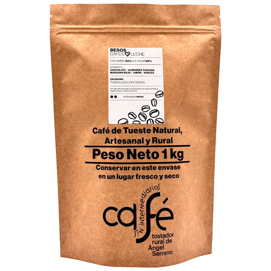 Cafe Sin Intermediarios Café Colombia Besos En Grano 1 Kg_0