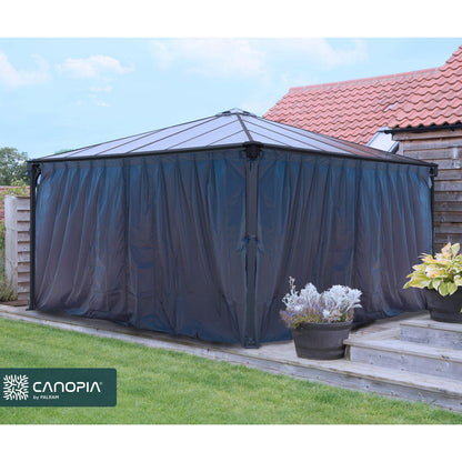Conjunto de cortinas para o gazebo Palermo 4300