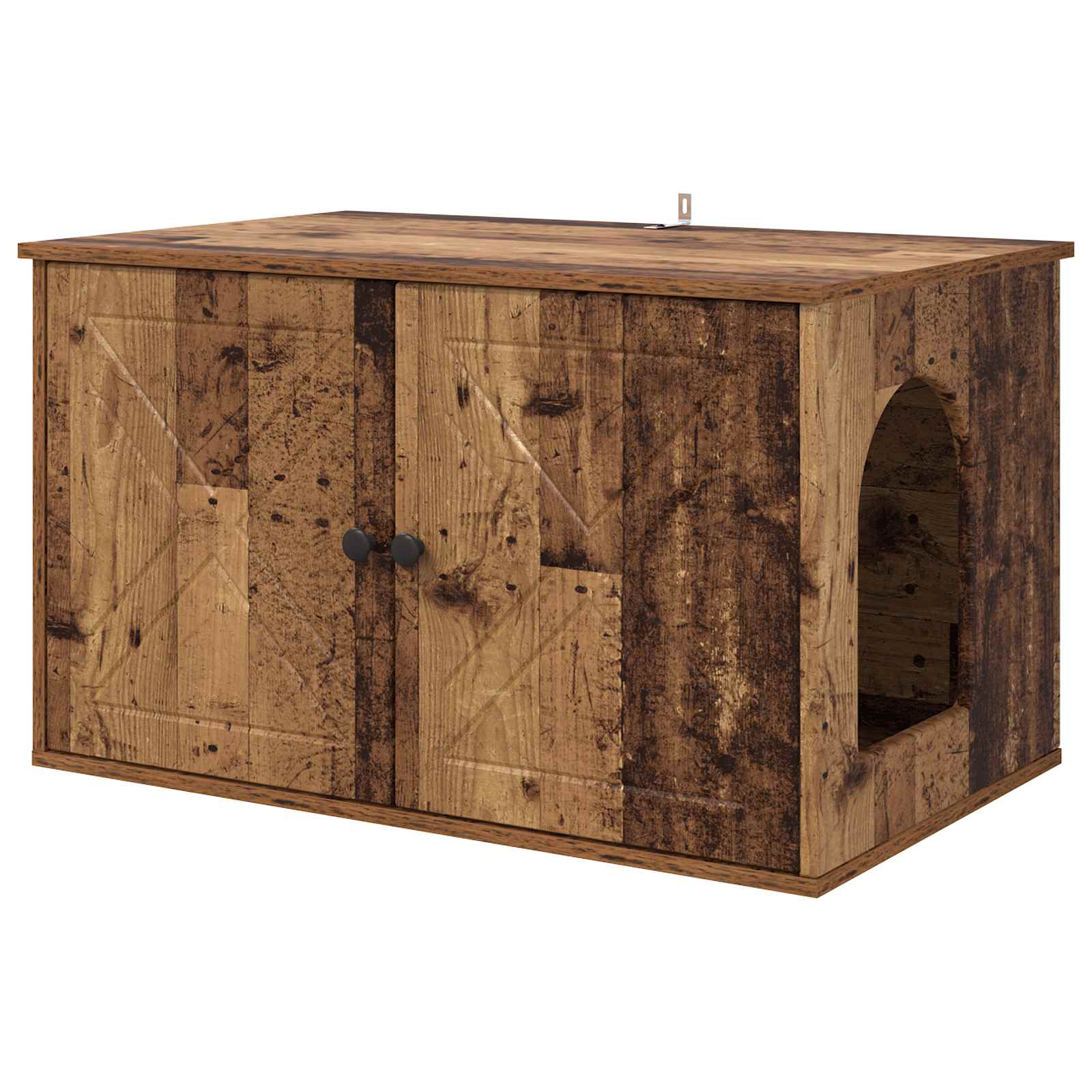 Casa Para Gatos Madera Vieja 85 X 55 X 50 Cm_0
