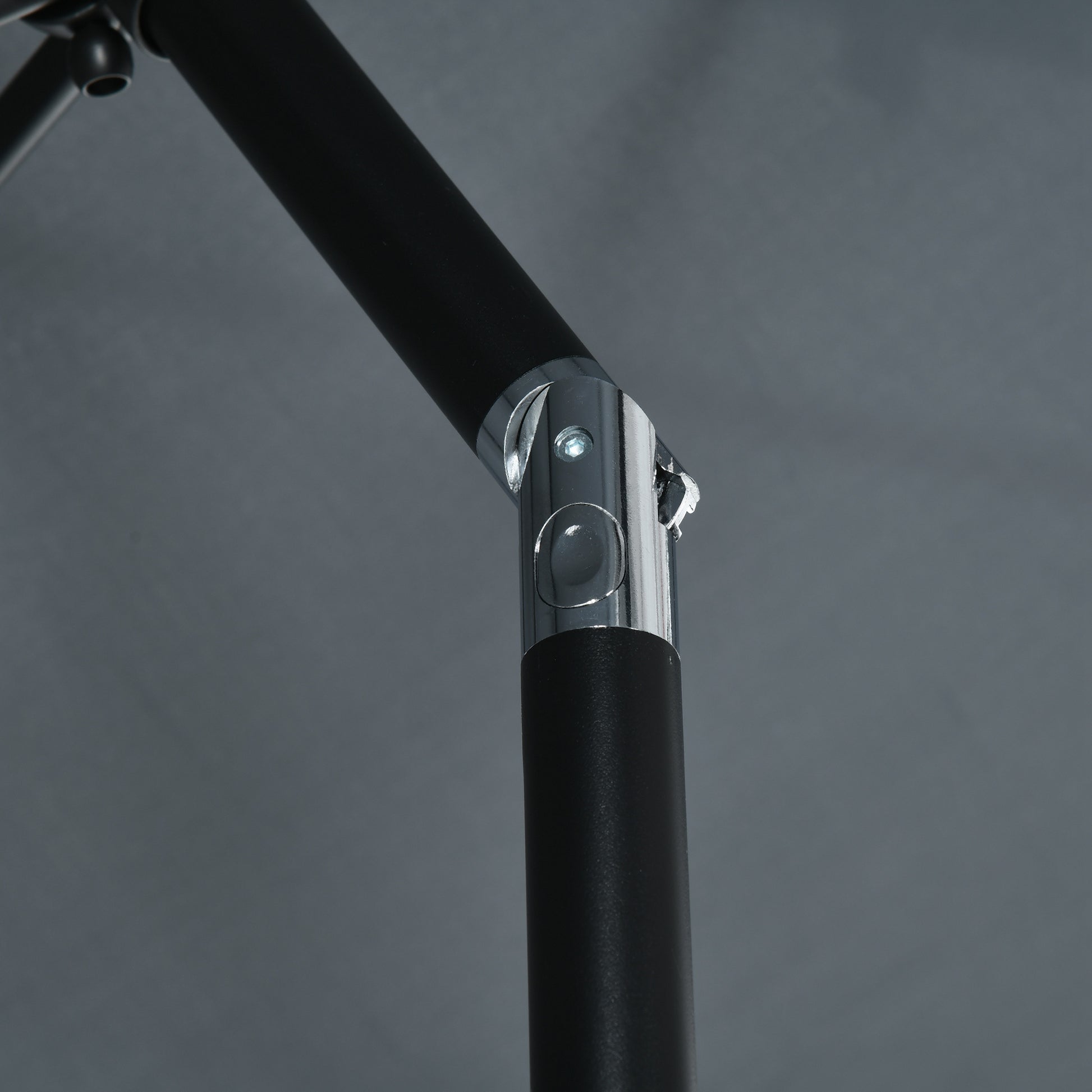 Outsunny Sombrilla Jardín Aluminio 200x300x253 Cm Inclinable Con Manivela Gris_4
