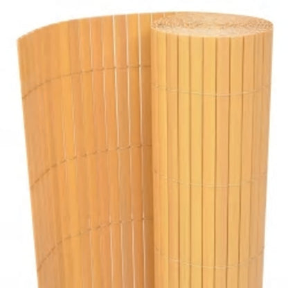 Valla De Jardín De Doble Cara Amarilla 110x300 Cm / Vetonek_2